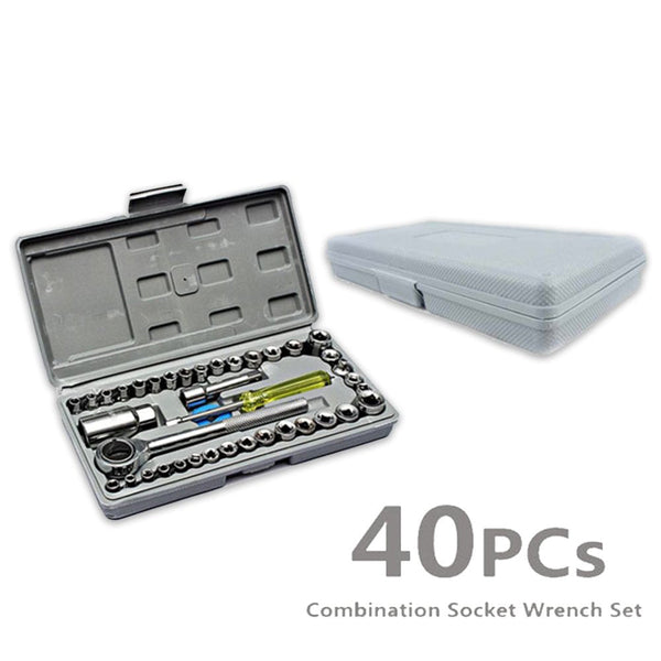 socket combination toolkit 40 pcs
