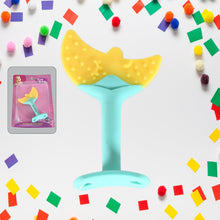 silicone teether non toxic sunflower and moon shape