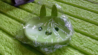 17768 soap box drain soap box cute rabbit shape double soap bowl box plastic rack storage rack bathroom toilet storage box