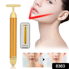 8363 golden vibration face massager