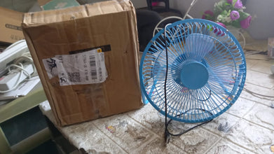 17531 usb table desk personal metal electronic fan compatible with computers laptops student dormitory suitable for office school use 1 pc