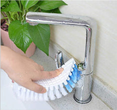 flexible plastic cleaning brush for home bathroom