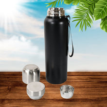 stainless steel water bottle fridge water bottle stainless steel water bottle leak proof rust proof cold hot thermos steel bottle leak proof office bottle gym home kitchen hiking trekking travel bottle 800ml 1