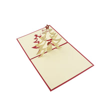 unique 3d pop up wishing card christmas 1 pc