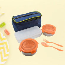 airtight leak proof stainless steel container multi compartment lunch box carry to all type lunch in lunch box premium quality lunch box ideal for office school kids travelling ideal 3 different lunch box