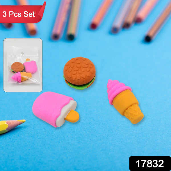 17832 mix des eraser 3pc set no2