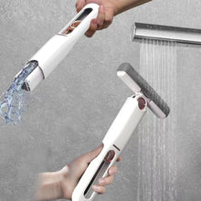 portable self squeeze short mop mini hand wash free strong absorbent mop with 1 cotton head cleaning sponge for bathroom kitchens table 1