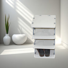 foldable shoe rack 1 pc 4 layers space saving entryway storage