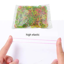 multicolor rubber bands elastic reusable office home 0 5 inch 100gm
