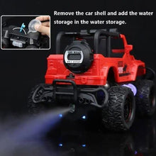 17864 mist spray race car toy off road speed car with smoke water sprayer mist with light high strength climbing power smoke effect color may vary kids