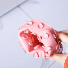 silicone bath massage scrubber