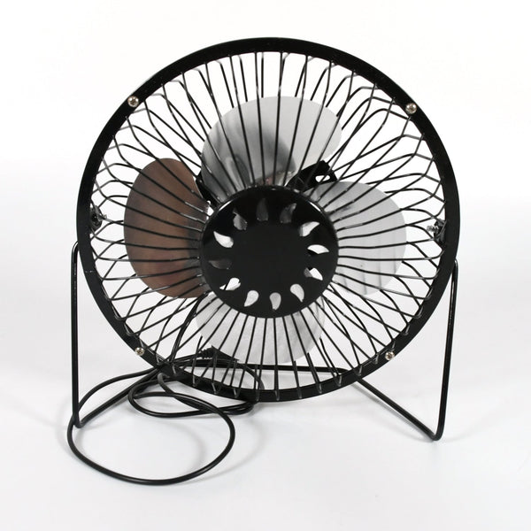 usb table desk personal metal electronic fan compatible with computers laptops student dormitory suitable for office school use 1 pc