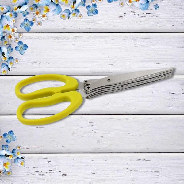 10118 5 blade herb scissor 1pc no3