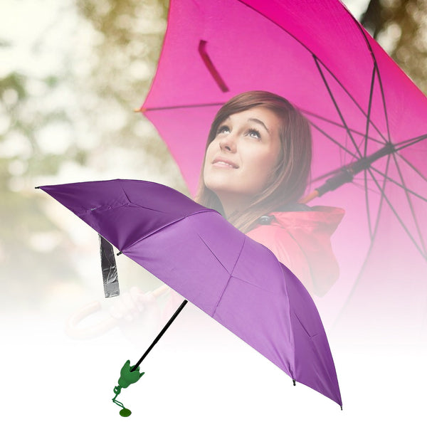 vegetable shaped folding umbrella plastic case creative fashion folding mini sun shade rain umbrella unique umbrella sun uv protection cute design 1 pc