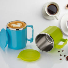 250ml stainless steel mug insulated leakproof lid hot cold drinks mix color