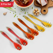 multipurpose silicone spoon silicone basting spoon non stick kitchen utensils household gadgets heat resistant non stick spoons kitchen cookware items for cooking and baking 6 pcs set 13