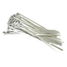 stainless steel cable tie used for solar industrial and home improvement multipurpose high strength self locking zip ties multi purpose tie portable rustproof 100pcs wide application zip tie set for building 100 pcs set 4 6x200mm