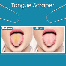 tongue cleaner for kids adults tongue scraper for bad breath maintain oral hygiene for daily use for fresh breath bacteria removal improved taste steel copper tongue cleaner 1 pc