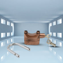 security alarm lock system 3 keys metallic
