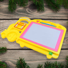 bus shape drawing writing scale board kids