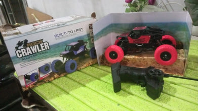 17816 1 18 scale 27mhz rock crawler monster rc truck all terrain stunt racing car rechargeable indoor outdoor toy car
