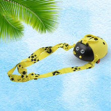 12566 cute plastic bug shape water bottle with adjustable shoulder strap 4 wheel straw portable drinking cup water bottle for kids water bottle return gift for kids water bottle with straw school kinds water bottle 1 pc