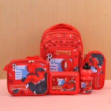 5 in 1 school bag set lunch bag water bottle