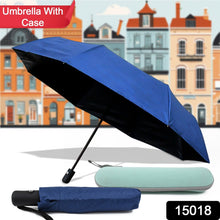 15018 2 fold umbrella with casse