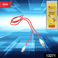 type c data cable fast charging 1000mm 65w