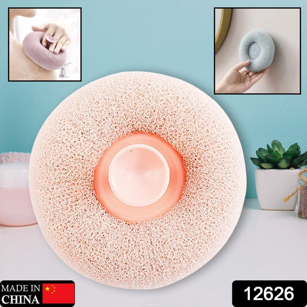 super soft bath sponge flower suction cup bath sponges for shower women men foam loofah sponge exfoliating bath sponge body washer reusable loofah massage bath 1 pc