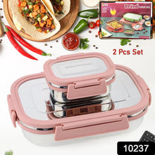 10237 premium ss lunch box 2pc