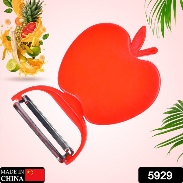 5929 apple shaped folding peeler vegetable peeler for kitchen home fruit peelers great for peeling potato all types of vegetable 1