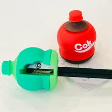 2 in 1 3d cold drink bottle shape rubber pencil sharpener and eraser set stationery for kids school boys girls birthday return gifts 24 pcs set 1 pc