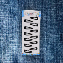 13336 metal tic tac hair clip 12pc