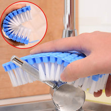 flexible plastic cleaning brush for home bathroom