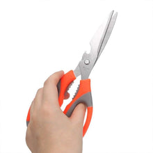 spacemulti function kitchen scissors for veggies meat seafood with bottle opener