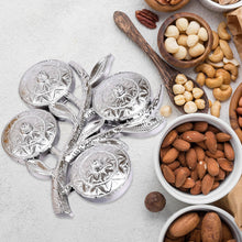 tree shape mukhwas serving tray 4 compartments
