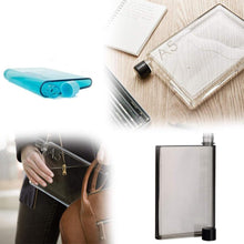 notebook plastic bottle