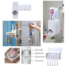 toothpaste dispenser tooth brush holder