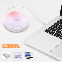 round shape 8 led motion sensor induction led light 1