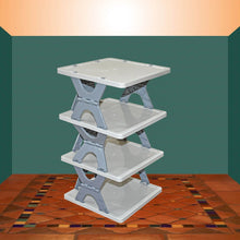 foldable shoe rack 1 pc 4 layers space saving entryway storage