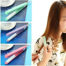 beauty and personal care professional ceramic plate mini hair styler straightener and curler