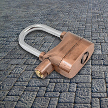 security alarm lock system 3 keys metallic