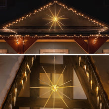 3d gold star hanging decoration star acrylic look hanging luminous star for windows home garden festive embellishments for holiday parties weddings birthday home decoration big