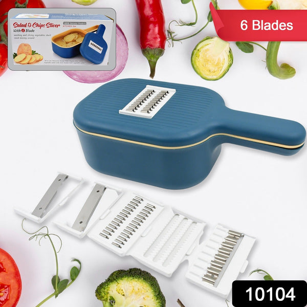 10104 6blade vegetable slicer cutter