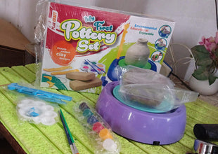 educational pottery wheel game set