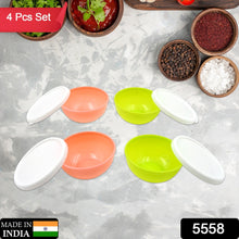 5558 plastic bowl with lid 4pc d62