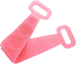 1302b low quality bath body brush towel eco friendly back scrubber shower brush silicone bath body brush towel body cleaning bathroom shower strap