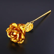 luxury gold plated golden rose valentines day gift
