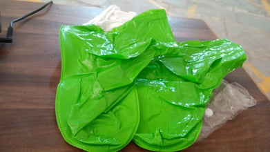 plastic waterproof shoe covers reusable anti slip